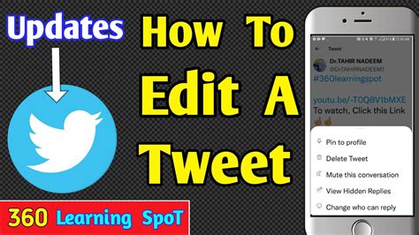 How To Edit A Tweet How To Edit Twitter Post Twitter Update 2022