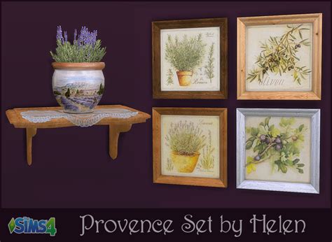 Helen Sims Ts4 Provence Set