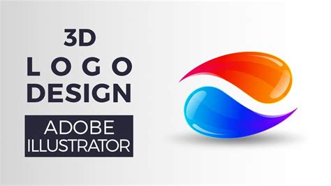 D Glossy Logo Design Illustrator Tutorial YouTube