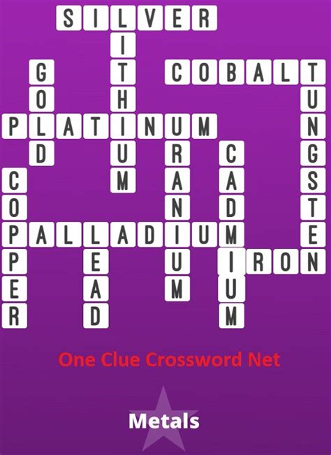 Metals Bonus Puzzle Get Answers For One Clue Crossword Now