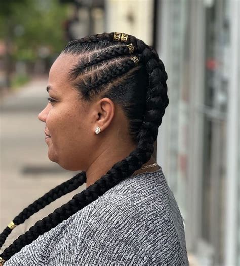 25 Two Cornrow Styles To Stay Glamorous In 2023