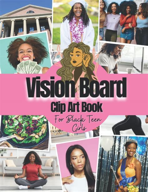 Vision Board Clip Art Book For Black Teen Girls Vision Board Supplies For Teens With Pictures