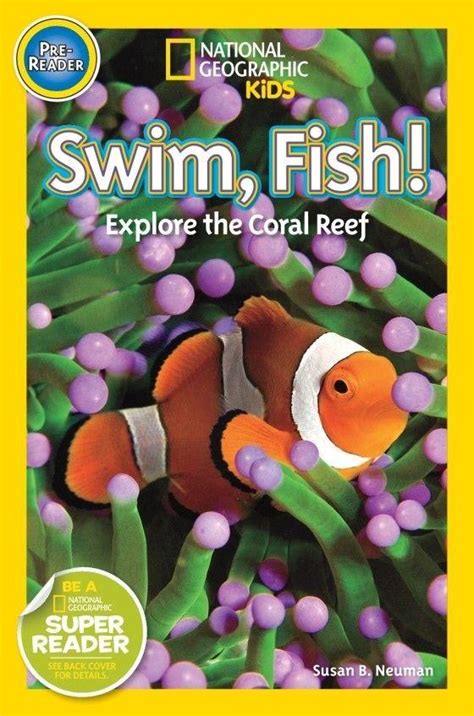 National Geographic Kids Readers Swim Fish Pre Reader Animal Book