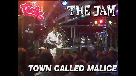 The Jam Town Called Malice Live On The Tube 1982 Hq Youtube