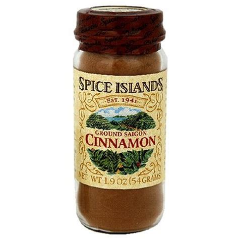 Spice Island Ground Saigon Cinnamon 19 Ounce Jar Pack Of 4