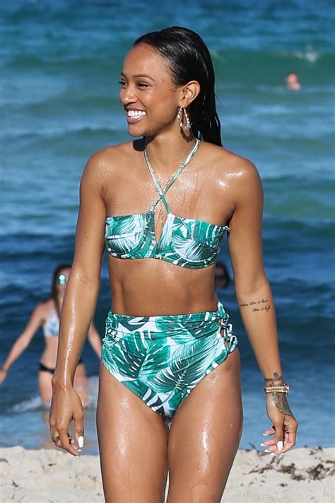 Karrueche Tran In Bikini At The Beach In Miami Gotceleb The
