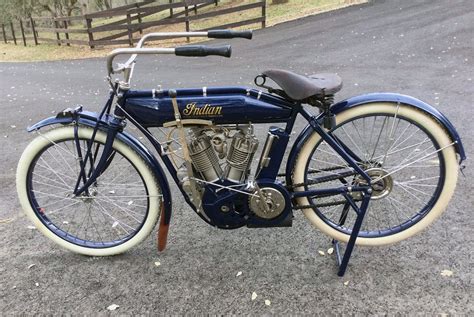 Blue Original 1912 Indian Motorcycle Is A Rare Survivor Ebay Motors Blog
