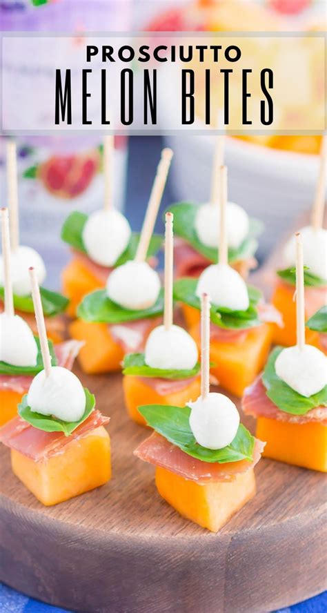 Prosciutto Melon Bites Pumpkin N Spice