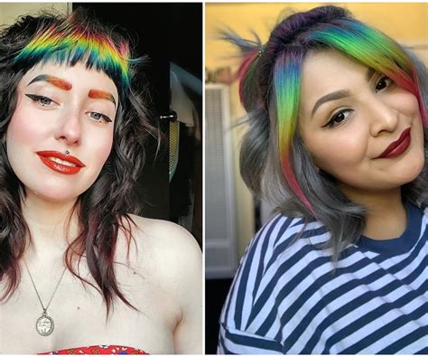 Rainbow Bangs Is The New Hair Color Trend Sweeping Instagram