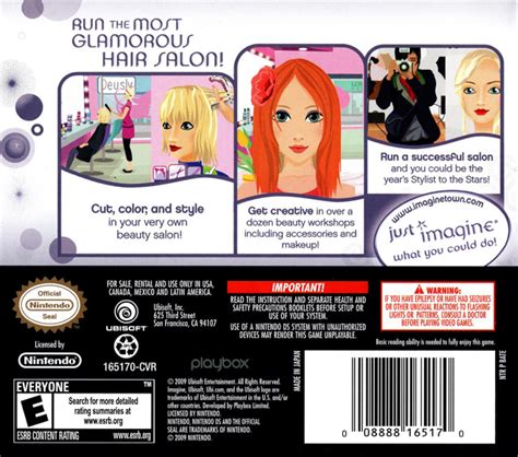 Imagine Beauty Stylist Boxarts For Nintendo Ds The Video Games Museum
