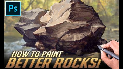 Easy Guide To Paint Better Rocks Photoshop Tricks Youtube