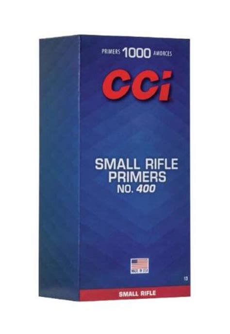 Cci Small Rifle Primers 400 Box Of 1000 Trigger Therapy