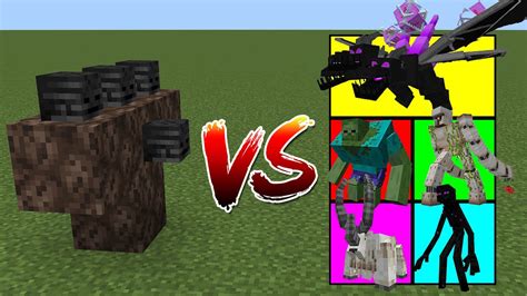 Mutant Wither Vs All Mutants Youtube
