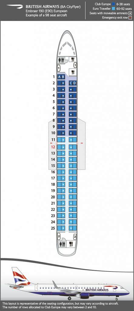 Embraer E Seating Chart Online Shopping