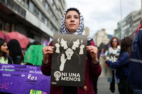 Thousands Across Globe March To Denounce Violence Against Women The