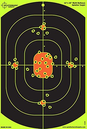 Buy Splatterburst Targets 12 X 18 Inch Bullseye Reactive Shooting