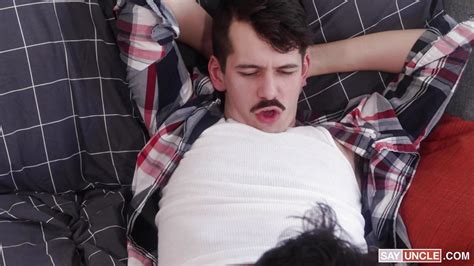 Asher Day Jonah Wheeler In Moustache Gay Enjoys The Best Blowjob Of