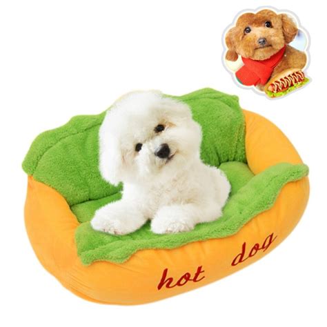 Funny Soft Pet Sleeping Bed Nest Kennel Cushion Cute Puppy Dog Beds Hot