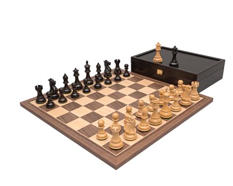 The Stallion Black And Maple Competition Chess Set Rcpb481 27000