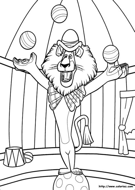 Circus Animals 56 Animals Printable Coloring Pages