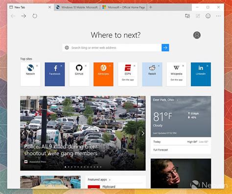 Microsoft Edge Dev Update For Windows 10 Introduces New Features