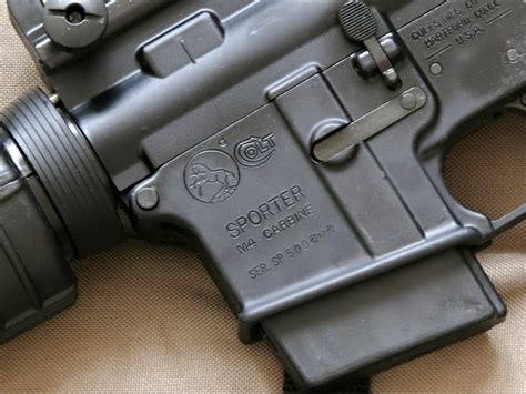 Lower Receiver Markings On Colt Le6920 2017 Le6920socom And 2018