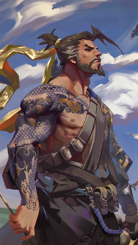 Hanzo Tattoo Overwatch 4k Hd Phone Wallpaper Rare Gallery