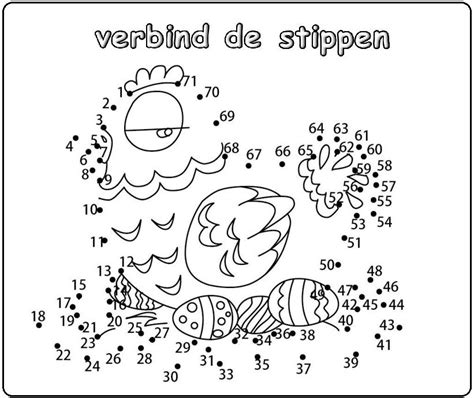 We did not find results for: * Verbind de stippen.... | Stippen, Kleurboek, Pasen