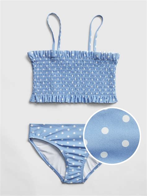 Kids Smocked Dot Swim Two Piece Gap Kids Bathing Suits Girls