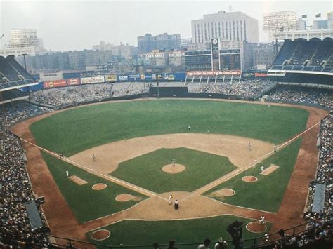 Old Yankee Stadium In Bronx Ny Yankee Stadium Mlb Stadiums Baseball Stadium