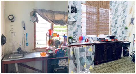 Hiasan dapur dengan idea rekaan langsir dapur yang pelbagai. Diy Langsir Kabinet Dapur | Desainrumahid.com