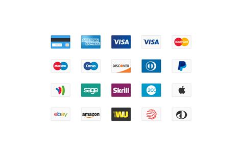 These can be used in website landing page, mobile app, graphic design projects, brochures, posters etc. Credit Card Web Icons — Medialoot