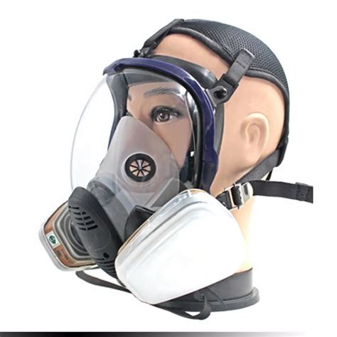 7pcsset Full Face Respirator Gas Mask Anti Dust Chemical Safety Mask