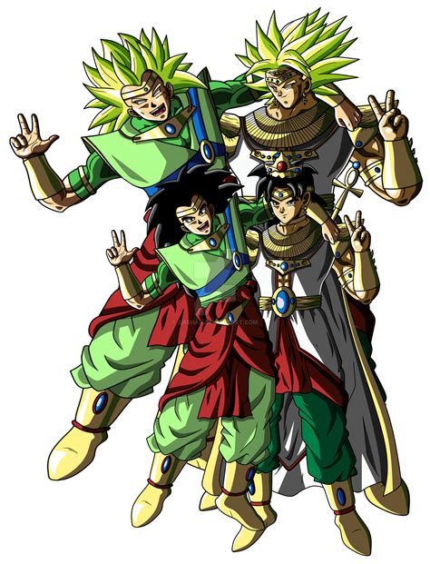 Broly And Brylo With Lssj Forms By Aashananimeart On Deviantart