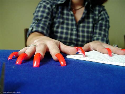 Red Long Nails Long Red Nails Really Long Nails Red Nails