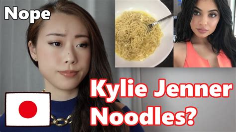 japanese reviews kylie jenner ramen recipe tiktok reaction youtube