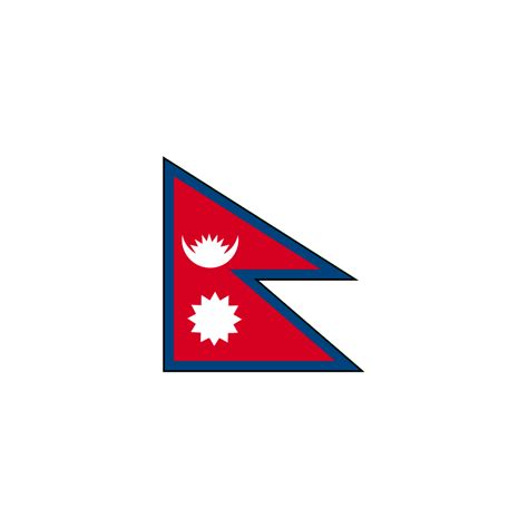 Le Népal Drapeau Arts Et Voyages