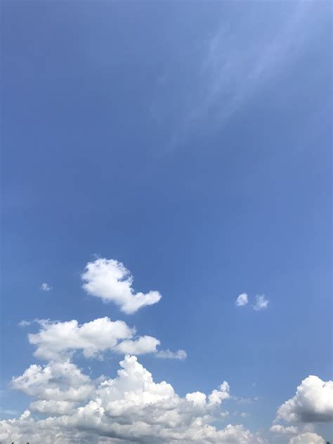 Gambar Langit Keren Summer Sky Wallpaper Langit Biru Fotografi Langit