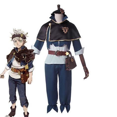 Anime Black Clover Asta Magic Knight Outfit Cosplay Costume Spiritcos
