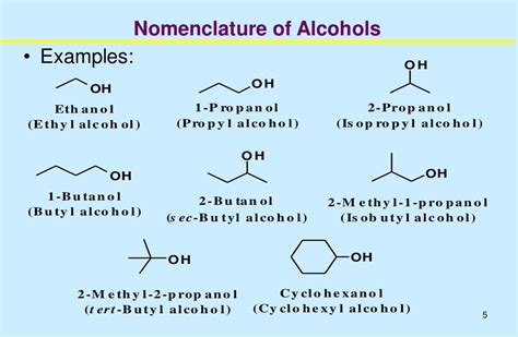 L 10 Alcohols Structurenomenclatureclassificationetcpch21720132
