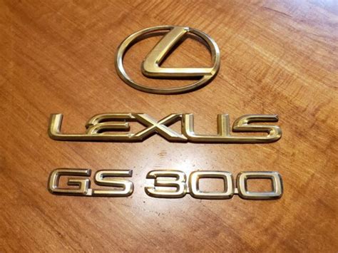 2005 Lexus Gs300 Trunk Lid Chrome Emblem Badge Name Letter Logo Oem For