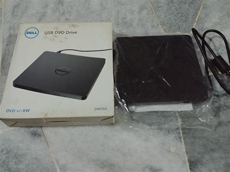 Dell External Orignal Usb Slim Dvd Rw Optical Drive Dw316 New
