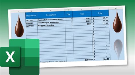 How To Create An Order Form In Excel Threadingthoughts Blog