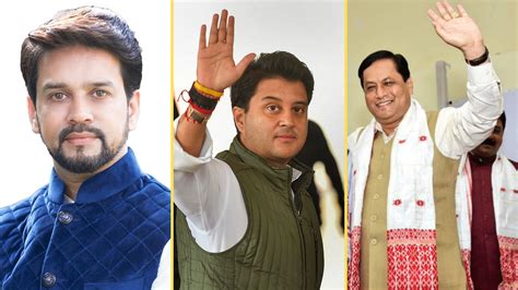Scindia Sonowal Take Oath As Ministers As Pm Modi Reshuffles Cabinet