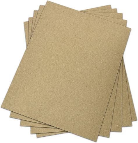 25 Sheets Chipboard 30 Pt Point Medium Weight Scrapbook Sheets