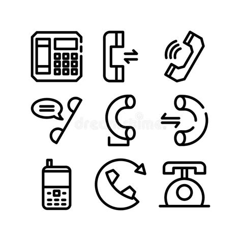Phone Call Icon Or Logo Isolated Sign Symbol Vector Illustration Stock