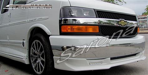 Custom Chevy Express Van Front Add On Lip Sarona
