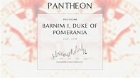 Barnim I, Duke of Pomerania Biography | Pantheon