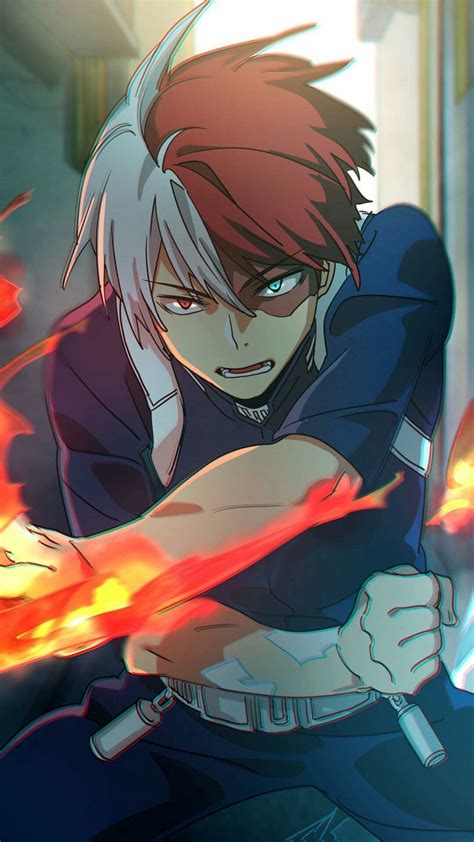 Todoroki Shouto My Hero Academia Mha Bnha Hero Anime Plusultra Anime Dei Ragazzi