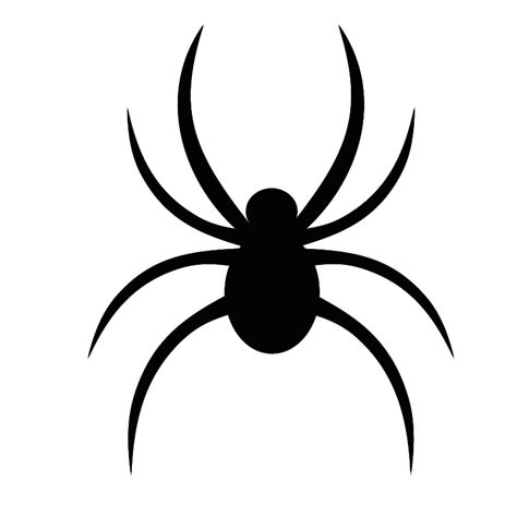 White Spider Cartoon Spider Clipart Web Spider Black And White Clip